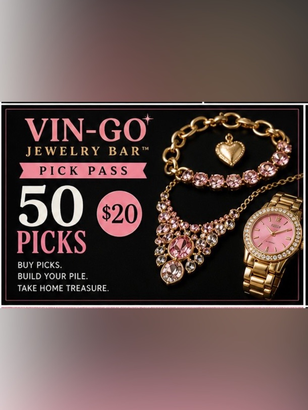 VIN-GO JEWELRY PICK PASS™ | 50 PICKS